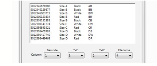 batch import options WBC4